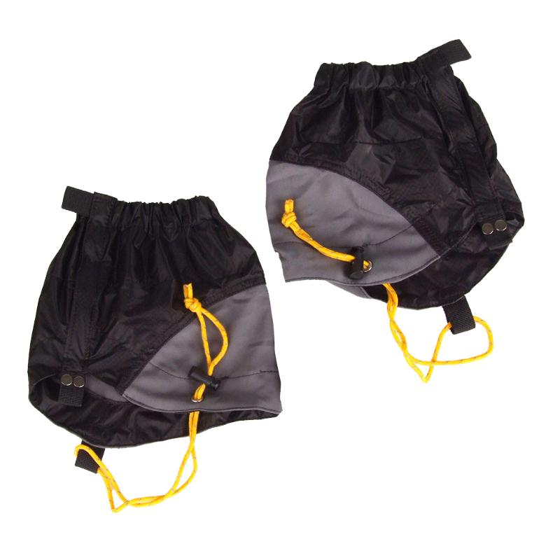 

1 pair Outdoor Waterproof Lightweight Walking GAITERS Hiking 4 Color, Black