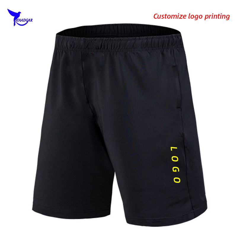 

2020 Summer Quick Dry Loose Running Shorts with Pocket Men Sports Jogging Gym Fitness Shorts Sportswear Short Pants Custom Print, 1968 black