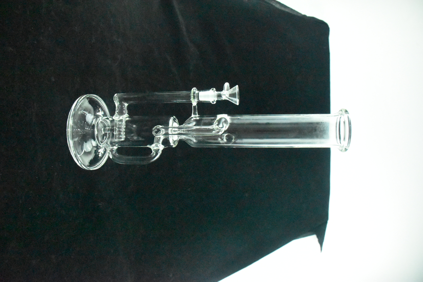

Transparent beaker bottle bong,carta glass hookah, 18mmjoint , factory direct sale, price concessions