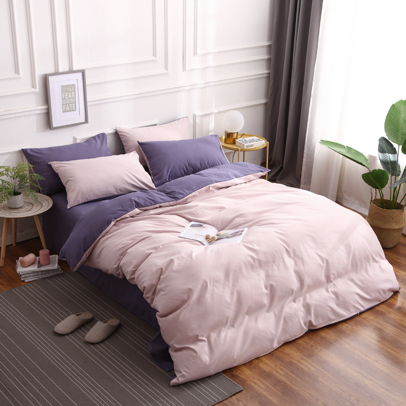 

2020 Hot Sale Real None 200tc Solid Color Bed Duvet Cover Child Sheets Size Bedding Set High Quality Comforter With Pillowcase, 12