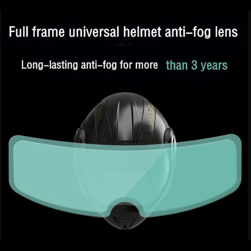 

Patch Visor 1* Film Anti-fog Universal Helmet Film 235*80MM Accessories, As pic