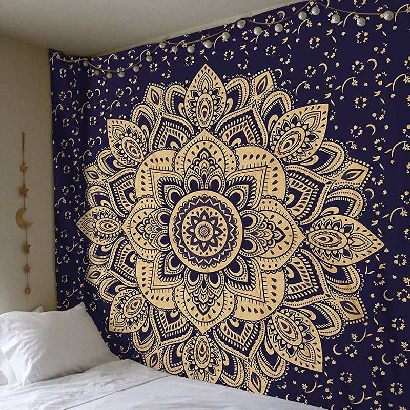 

Brand NEW Mandala Tapestry Polyester Bohemian Wall Hanging Decor Blanket Style Yoga Sleeping Tapestry Mandala Wall Fabric