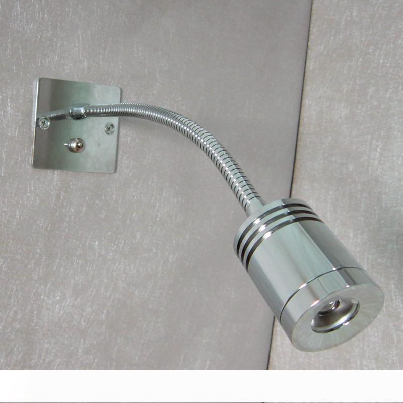 

Topoch Ressessed-in Reading Wall Lights Separate Driver Square Base Flexible Arm Chrome Finish for Indoors Camper Yacht AC100-240V DC12-24V
