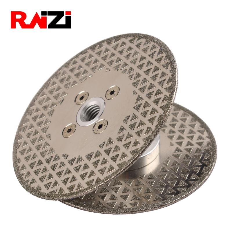 

Raizi 125mm/180mm Electroplated Double Side Diamond Coated Cutting Saw Blade Cutting Disc For Marble (Free Shipping