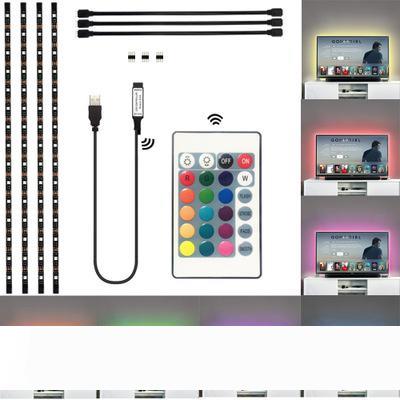 

Waterproof 5V LED TV Strip Light 4*0.5m 1M 3.28Ft 2m 3m 30leds Flexible 5050 RGB TV Backlight USB Cable Mini Controller