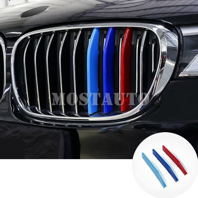 

For BMW 7 Series G11 G12 ABS Front Grill Grille Insert Trim Cover 2016-2020 3pcs, Size
