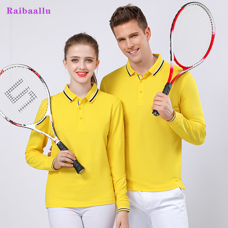 

Raibaallu Fashion Men' Polos Long Sleeve Solid Casual Poloa Mens Clothing Trend Decoration Slim Polos Shirts Plus Size -4XL, Women blue