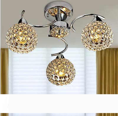 

Modern Led crystal chandelier living room lights LED restaurant chandeliers round creative bedroom lights simple fashion lights