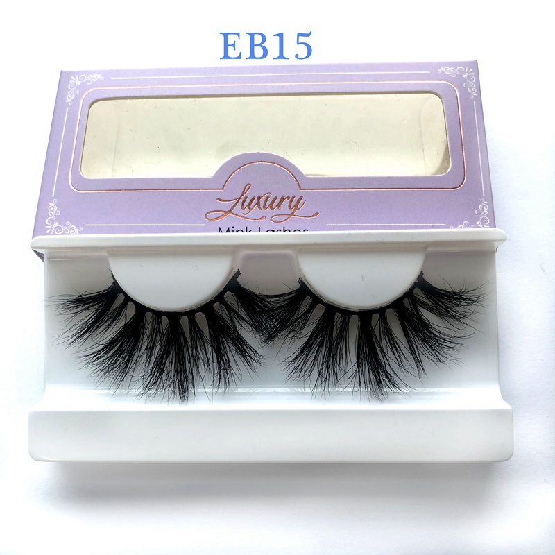 

25mm false eyelashes 3D Mink Lashes natural handmade volume soft lashes long eyelash extension real mink eyelash for makeup