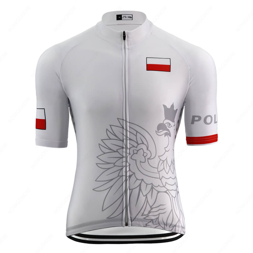 

2020 poland national emblem pro team cycling jersey man road bicycle wear clothes high elasticity bike clothing triathlon jersey, Men lycra jersey