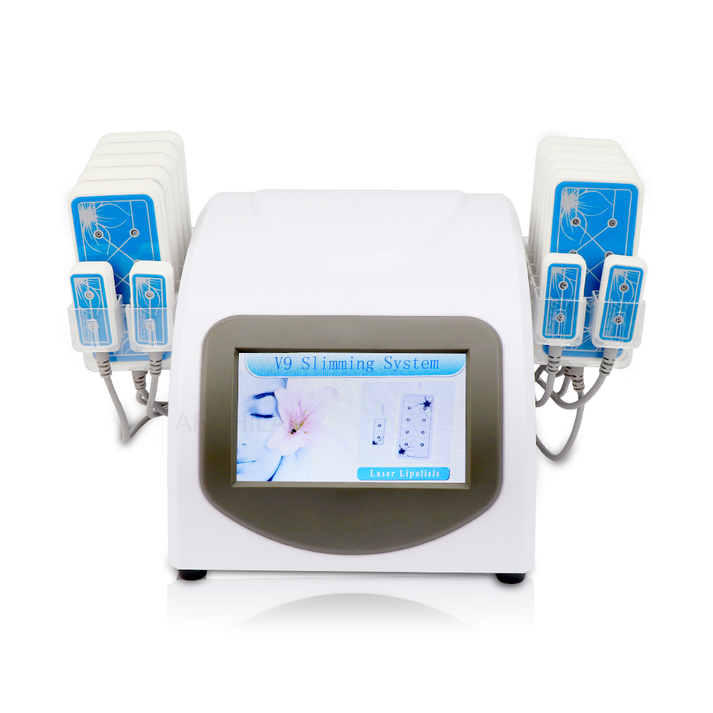 

NEW high quality Lipo Laser Machine Body Sculpting 14 Pad Diode Slimming Machine 650nm Body Sculpting Beauty SPA DHL UPS free shipping