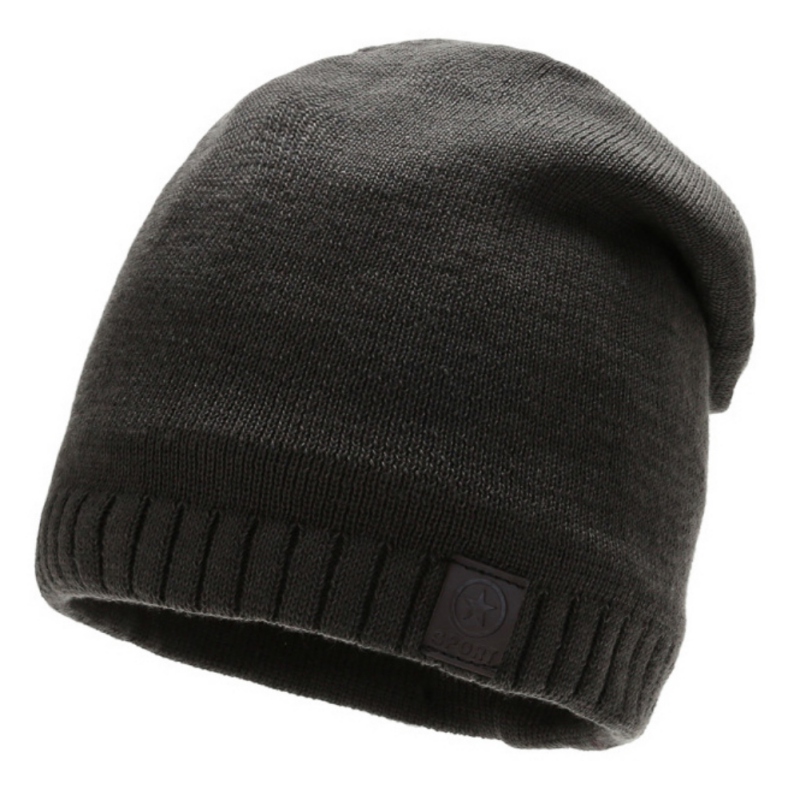 

2020 Men Women Beanie Winter Hats Caps Knitted Wool Cap Casual Plush Lining Hip-Hop Skullies Beanies Warm Hat, Red