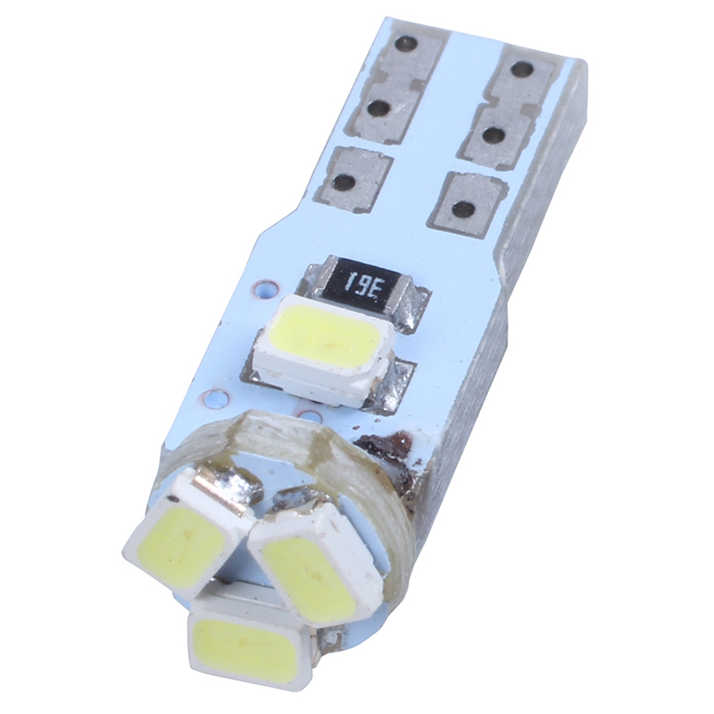 

6PCS T5 3020 White 5 LED Dashboard Lamps Side Lights Bulbs Internal