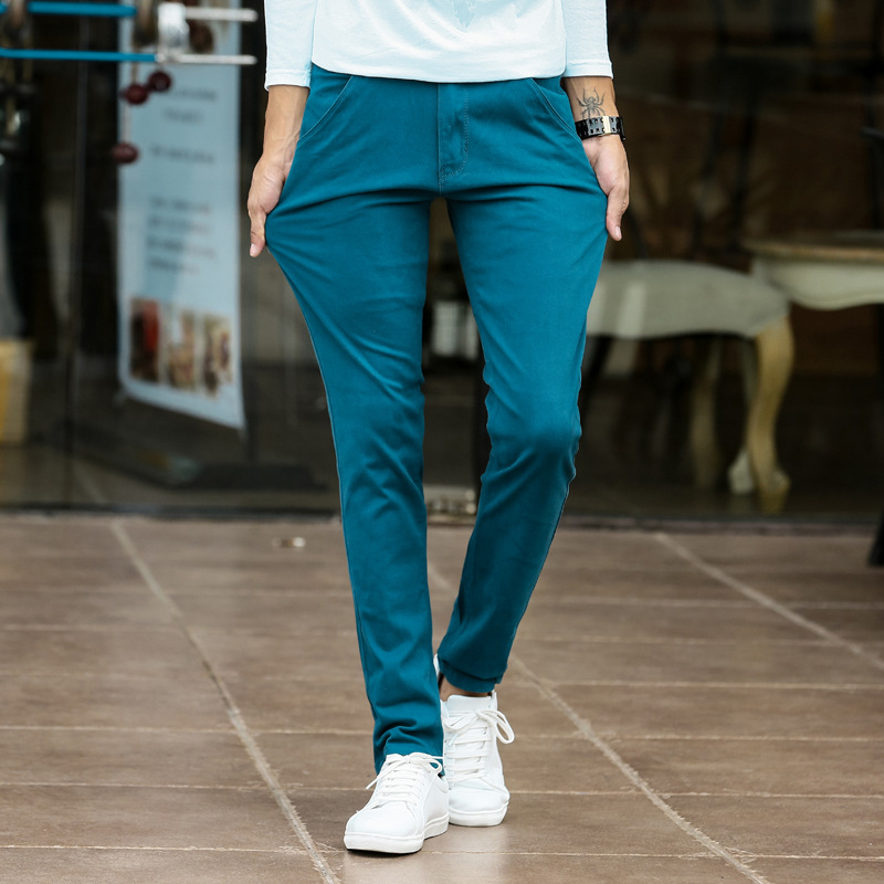 teal chinos mens