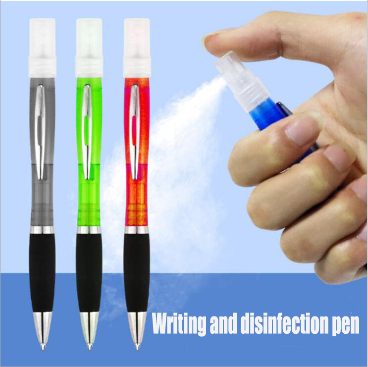 

Portable sterilization and disinfection spray pen customized press elevator dedicated multi-function press writing ballpoint pen disinfectio