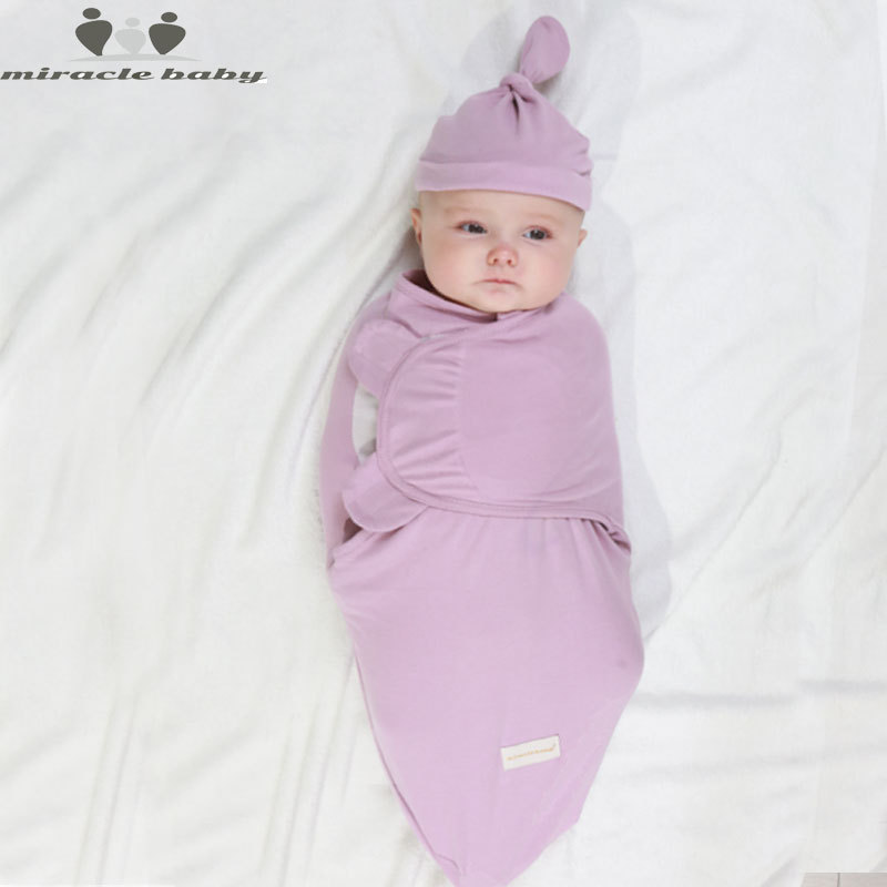 

Herenice Baby Blankets Newborn Muslin Swaddle Boy Girl Hooded Milestone Blanket Sweater Set 0-3 Months Sleeping Bag Sack Stuff, Green