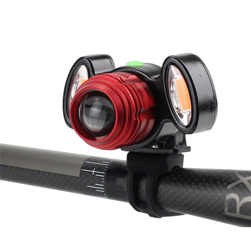 

XANES 800LM T6 Bicycle Warning Light Zoomable IPX6 Waterproof Bike Front Light 4 Modes USB Charging LED Torch Lantern Lamp