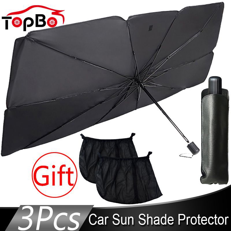 

Auto Car Parasol Sunshade Covers Car Sun Shade Umbrella Windshield Front Sun UV Protector Windscreen Cover Accessories