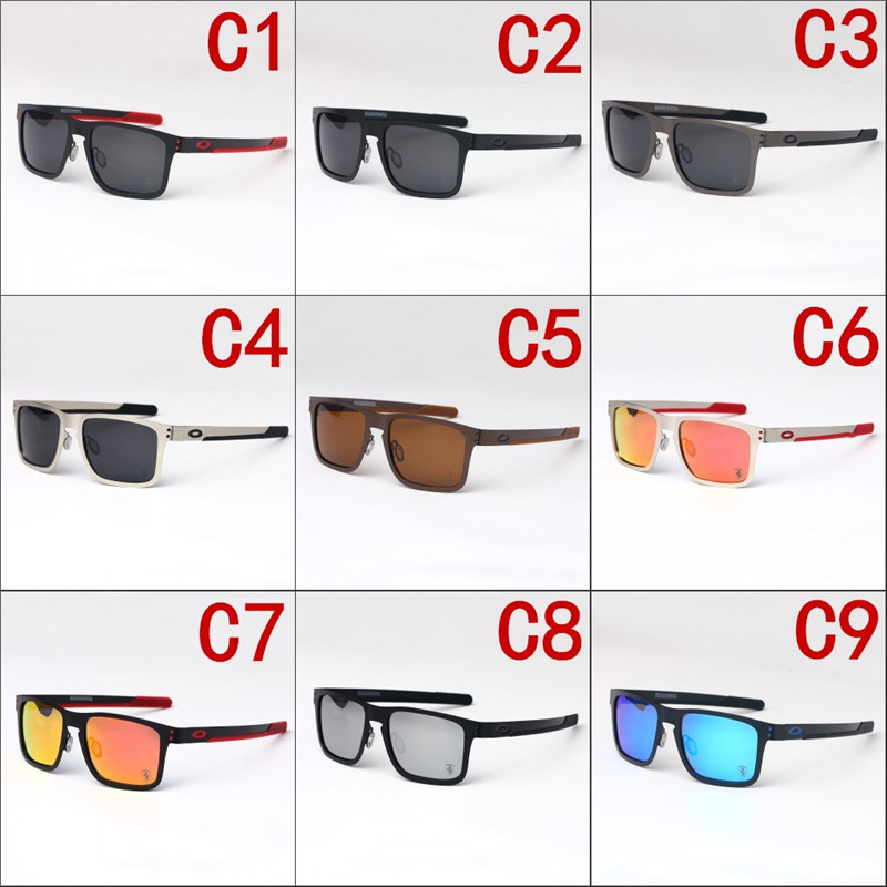 

4123 Polarized Sunglasses Men Fashion Sports Cycling Sunglasses Brand HOLBOOKS Sunglasses UV Protection Reflective Coating Eyewear