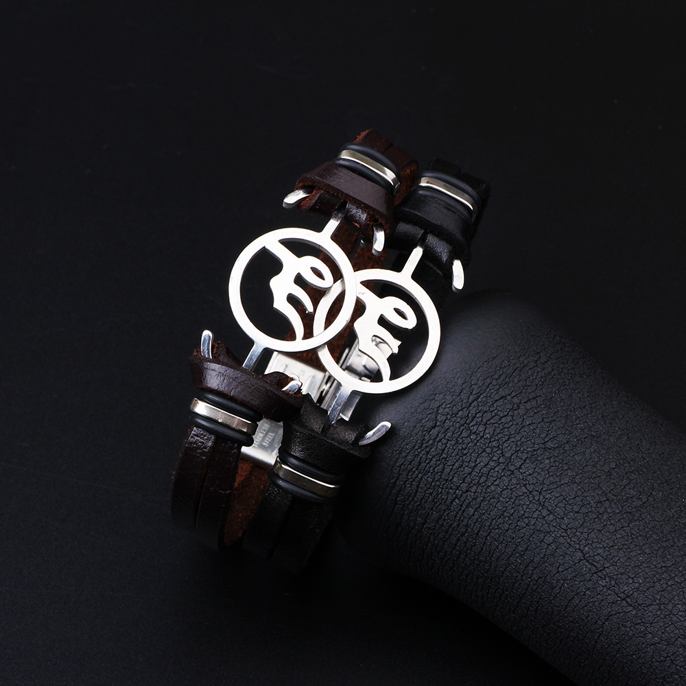 

Men's and women's bracelet jewelry stainless steel bracelet anchor stainless steel buckle bracelet