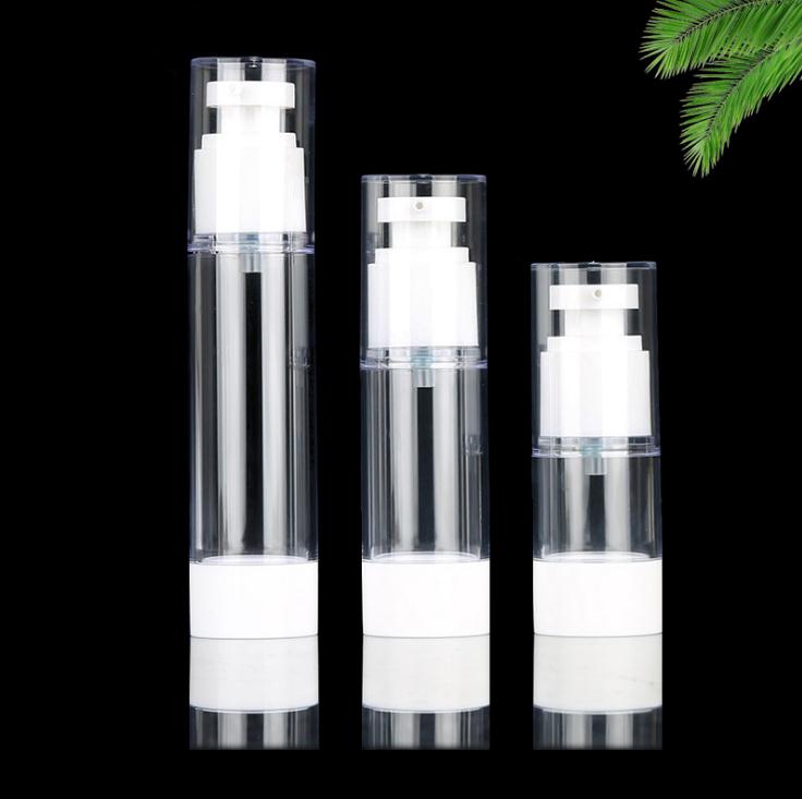 

15ml 30ml 50ml Vacuum Empty Perfume Bottles Lotion Spray Airless Pump Bottle Cosmetic Travel Makeup Bottles SN1623