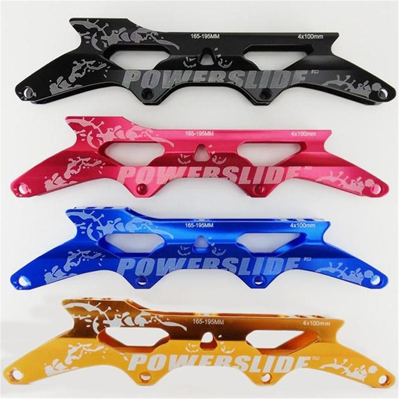 

Japy Skate Powerslide S3 Speed Skating Frame Inline Skate Chassis For 4x84mm 4*90MM 4X100MM 4*110mm Wheels Good as, Red 110mm