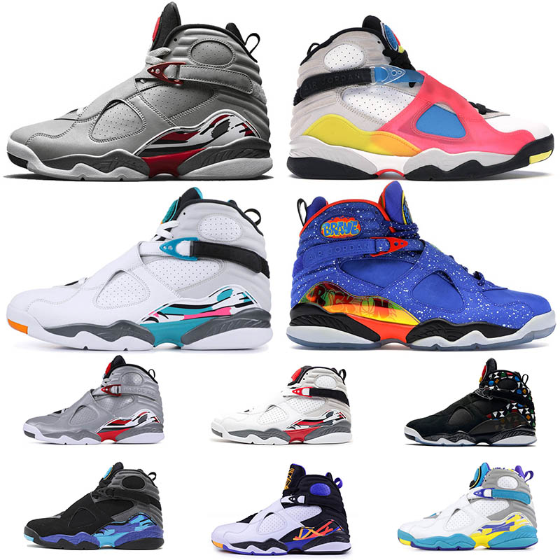 

Top Jumpman 8 8s Reflective Bugs Bunny Doernbecher 8 Mens Basketball Shoes Retro SE White Multicolor SOUTH BEACH Sneakers Trainers size 13, A17 gs take flight
