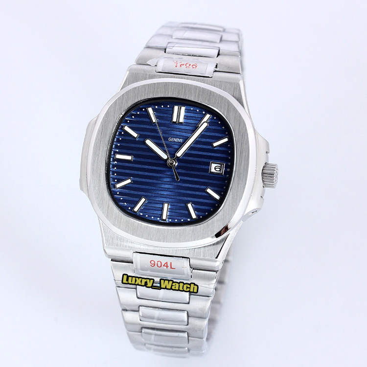 

Luxry Watch High version 5711/1A 010 Date Blue Texture Dial Automatic Mechanical 316L Stainless Steel Case Bracelet Designer Mens Watches, Professional waterproof