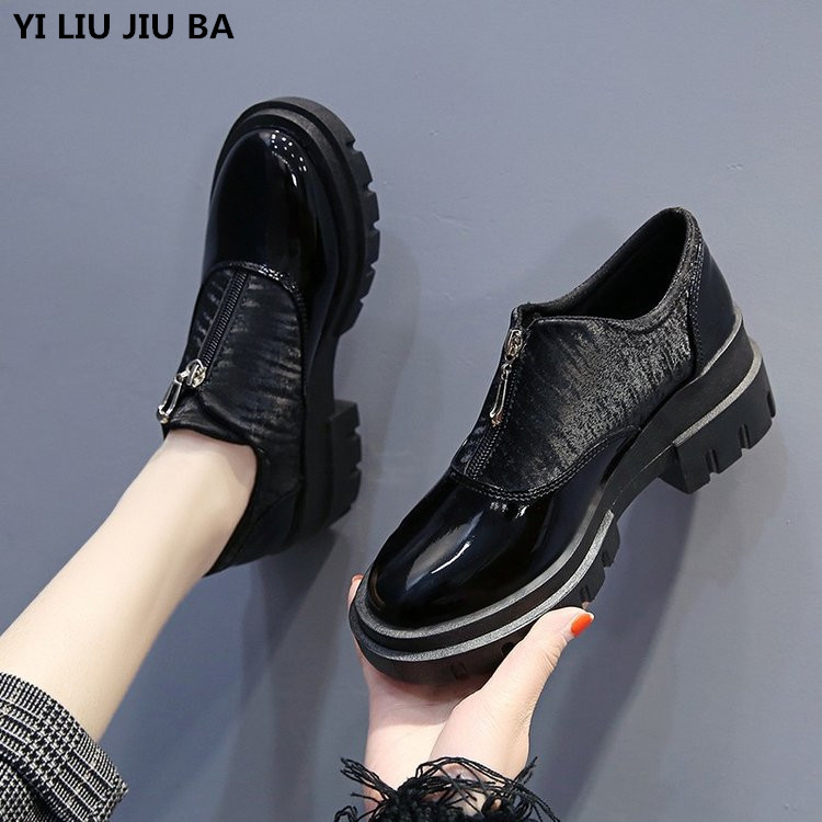 

Women Pumps mid Heels Shoes woman Platform PU leather Round Toe square heels Wedding Dress shoes women mujer de zapatos, Beige