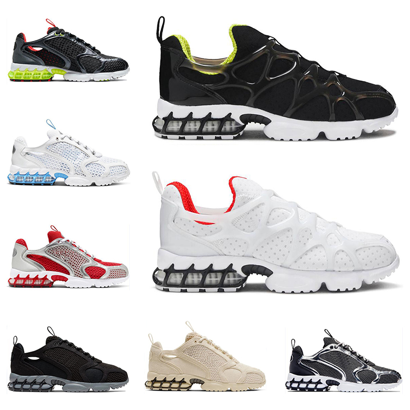 

spiridon kukini cage 2 men women running shoes black triple white metallic silver pure platinum mens trainers fashion sports sneakers