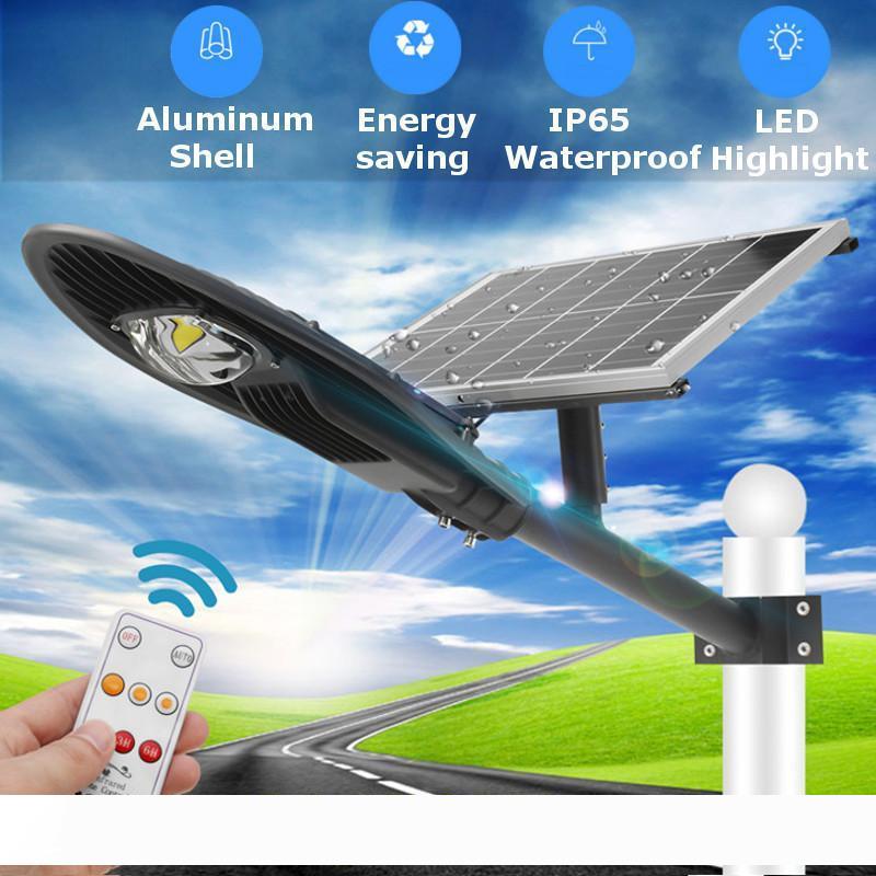 

20 30W Waterproof Solar Street Light LED Solar Radar Sensor Road Lamp With Lamp Arm AC110-220V LED Industrial Light