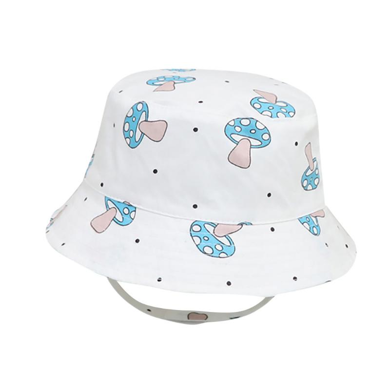 

Portable Sun Hat For Children Fashion Cartoon Basin Hat Comfortable Summer With Big Brim Sunscreen Outdoor Supplies #lr1, White