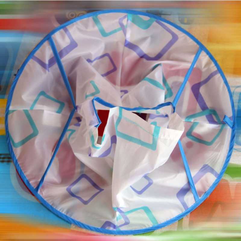 

Baby Bibs Geometric Printed Kids Hair Cutting Cape Protection Baby Safe Barber Cleaning Supplies Haircut Accessories, Blue