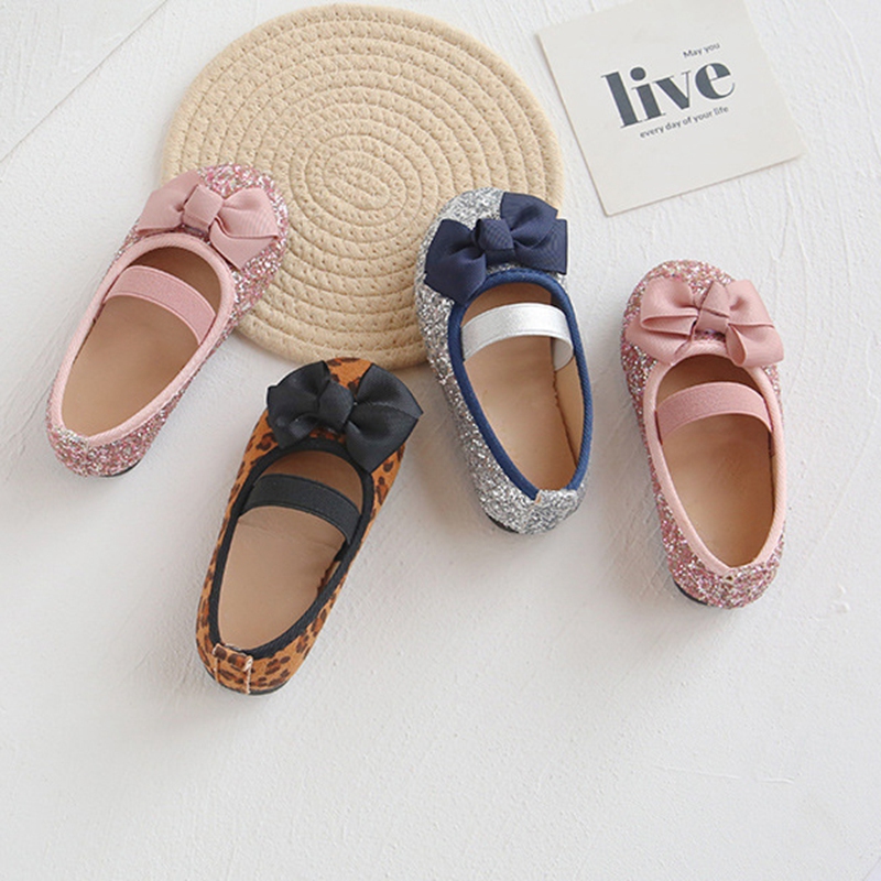

New Fashion Children Princess Dance Shoes Kids Girl Dress Party Shoes Flats Casual Single First Walkers Soft Slip-on