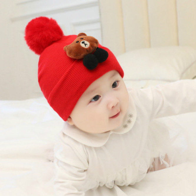 

Kids Baby Casula Hat Autumn Winter Boys Girls Baby Newborn Knitted Hat Childrens Warm Bib Hat Fashion Beanie, Khaki1