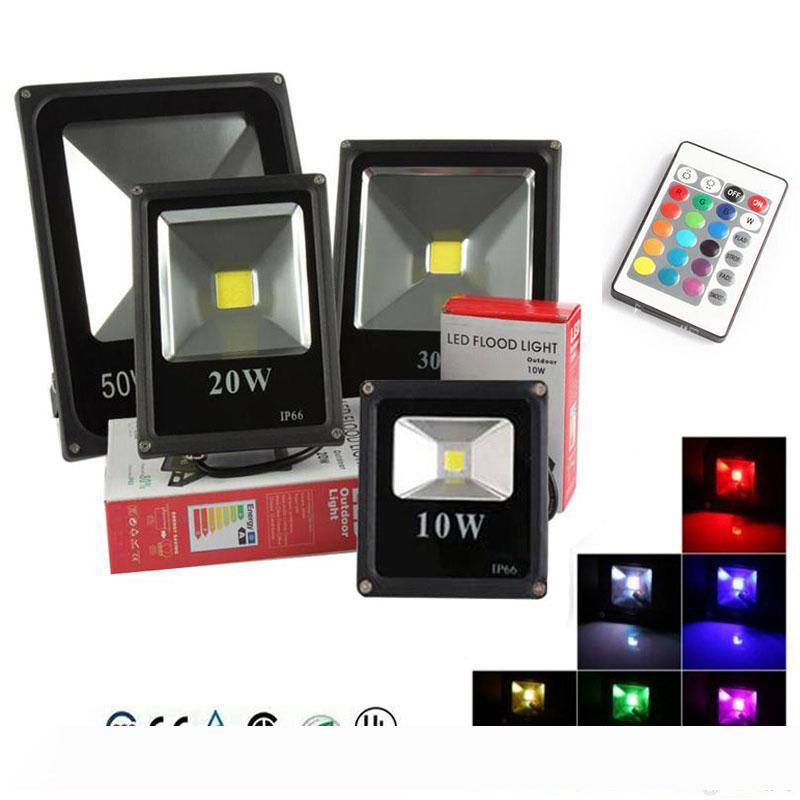 

RGB Warm Cold White LED Floodlight cob 10W 20W 30W 50W LED Flood Light Outdoor LED Flood Lighting