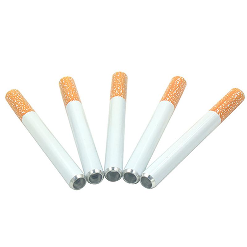 

Cigarette Shape Hornet Grinder Metal Smoking Pipe One Hitter Tobacco pipe filter liar tabaco sniffer pipe stand