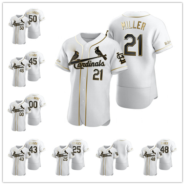 

St. Louis Cardinals MEN WOMEM YOUTH 16 Kolten Wong 1 Ozzie Smith Authentic Golden Edition baseball Jersey, Black