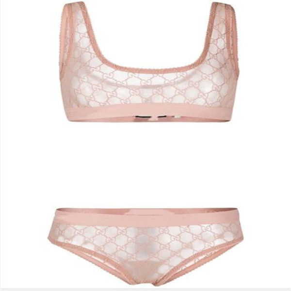 Sexy Translucent Letter Womens Bikini Sets Quick Dry Lace Women Charm Underwear Panties Suit Lady Two Piece Beach Bathing Suits-image-562766965