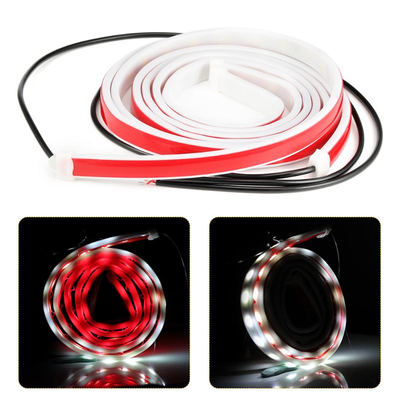 

2pcs/Lot Car Door Opening Warning LED Lights Welcome Decor Lamp Strips Anti Rear-End Collision Safety Universal Car Light