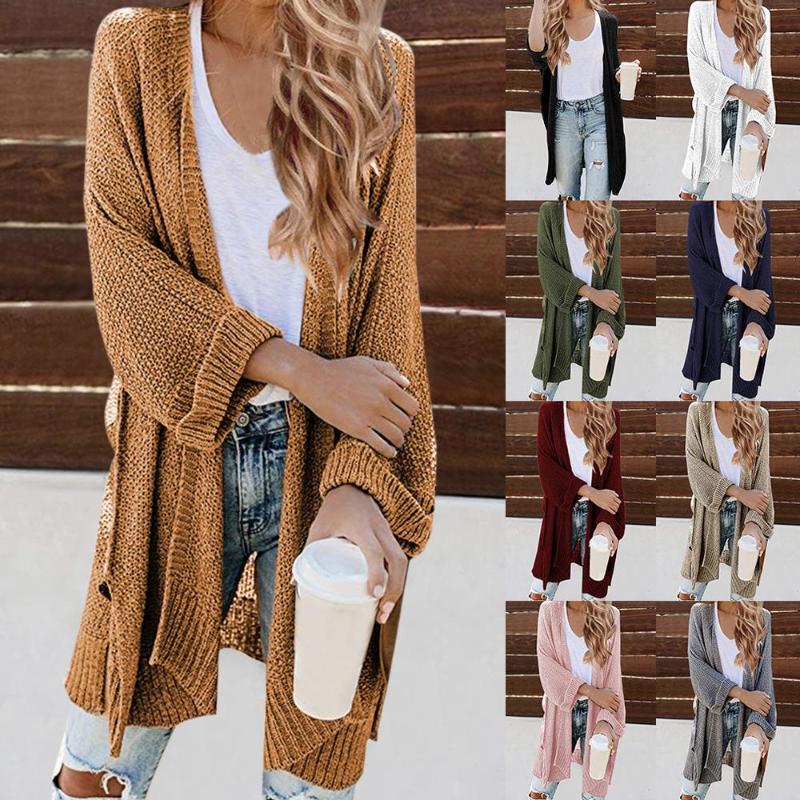 

Womens Fashion Loose Long Sleeve Cardigan Sweater Tops Outwear Coat Wholesale, E708936