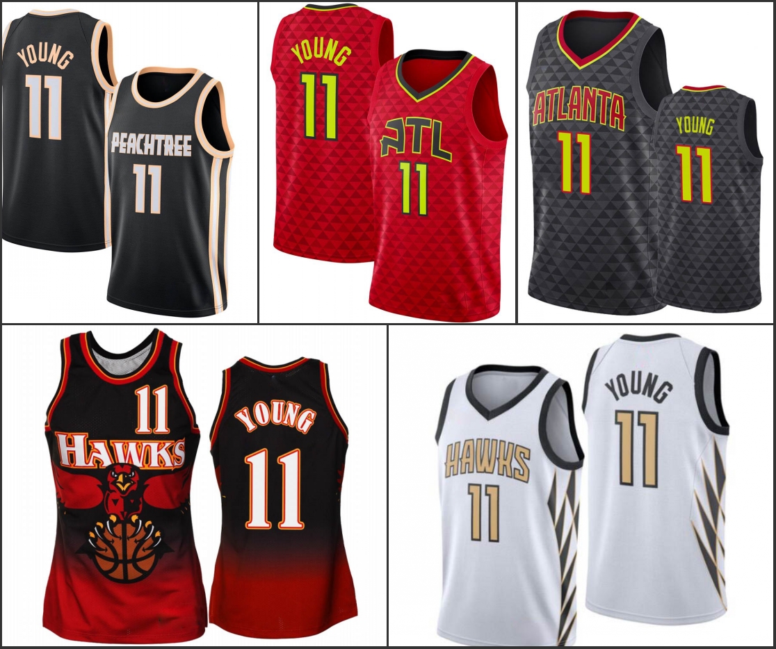 

Atlanta Hawks Men Trae Young NBA 2020 Basketball Jersey
