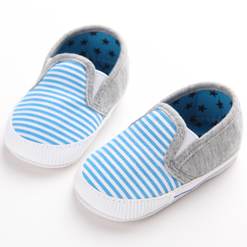 

Canvas Shoes Baby New Solid Infant Anti-slip Baby First Walker Slip On Boys Casual Shoes Calcados Infantil, Blue
