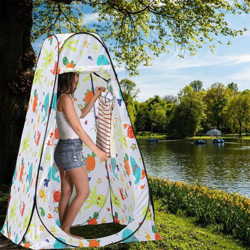 

Portable Up Privacy Tent Camping Shower Tent Changing Room For Outdoors Hiking Travel Mobile Toilet Bathing