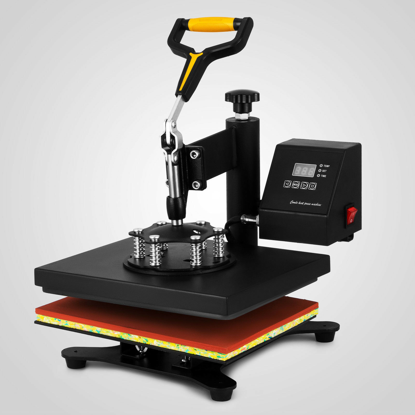 

360 Degree T-Shirt Heat Press Sublimation Transfer Machine 12" x 10" Swing Away Hot Printing Machine