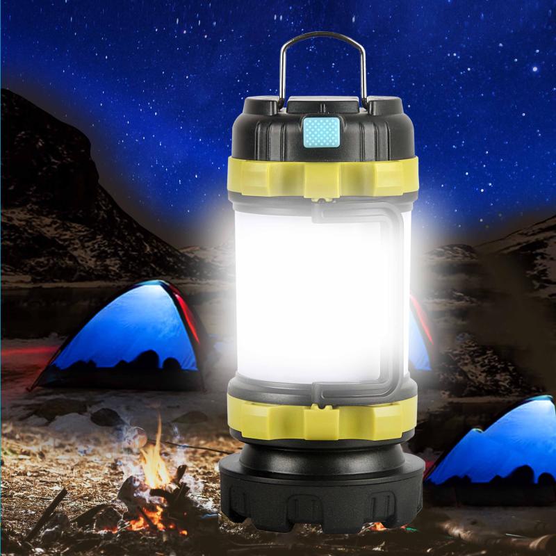 

Outdoor Lamp LED Camping Light USB Rechargeable Dimmable Spotlight Work Light Waterproof Searchlight Emergency To