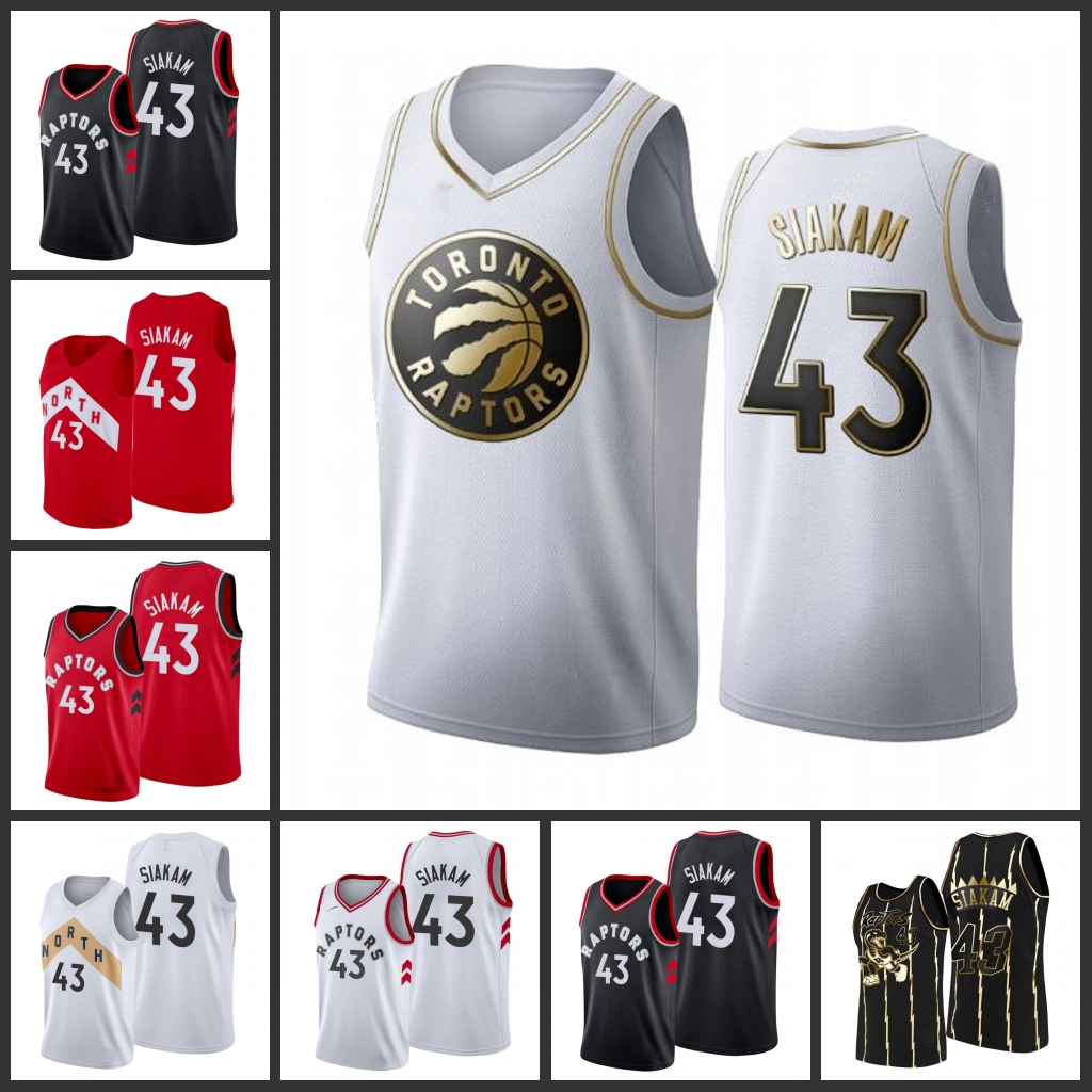 

Toronto Raptors Pascal Siakam Men City Basketball Jersey, Black
