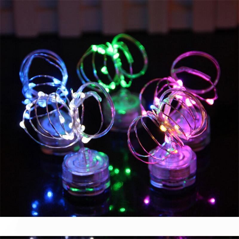 

2M 20 LED CR2032 Battery waterproof String Lights for Xmas Party Wedding Decoration Christmas submersible Fairy Lights