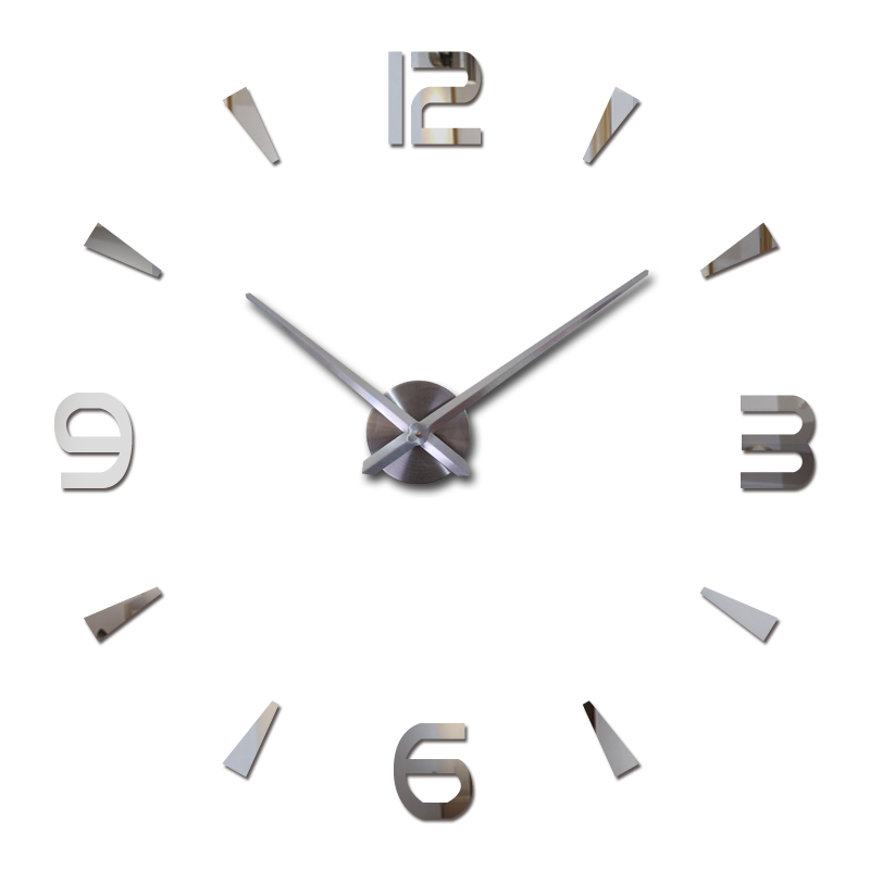 

2020 New Wall Clock Quartz Watch Reloj De Pared Modern Design Large Decorative Clocks Europe Acrylic Stickers Living Room