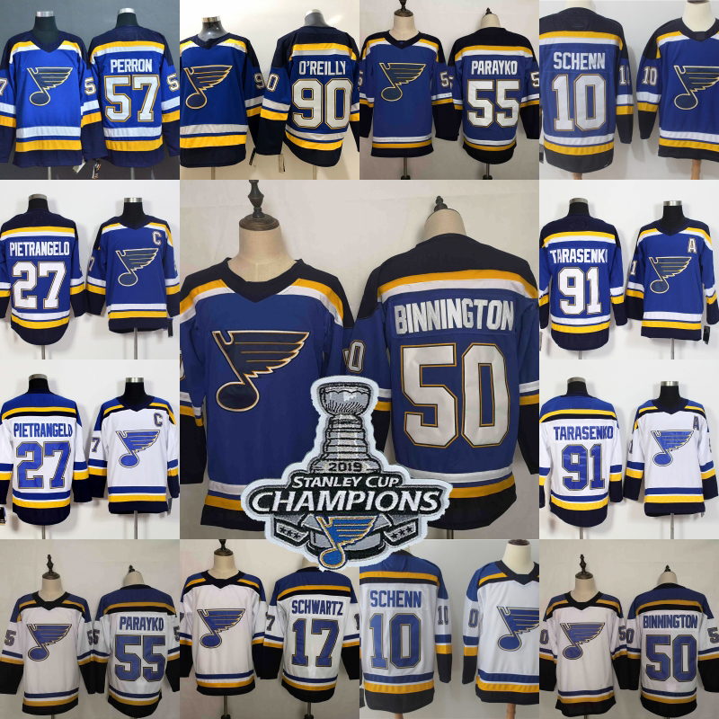

St. Louis Blues 2020 Stanley Cup Champions Ryan O'Reilly David Perron Schenn Binnington Jaden Schwartz Alexander Steen Bozak Pietrangelo, Black;red